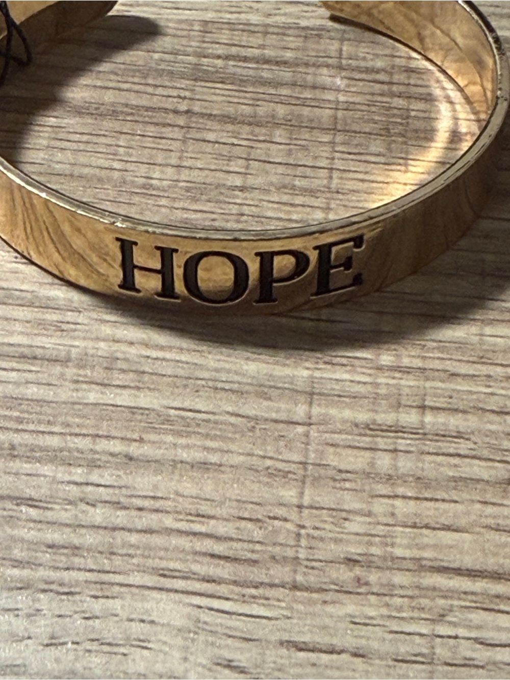 paparazzi Gold HOPE Cuff Bracelet
